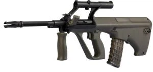 Hlau iav Box AUG Airsoft Phom Loj